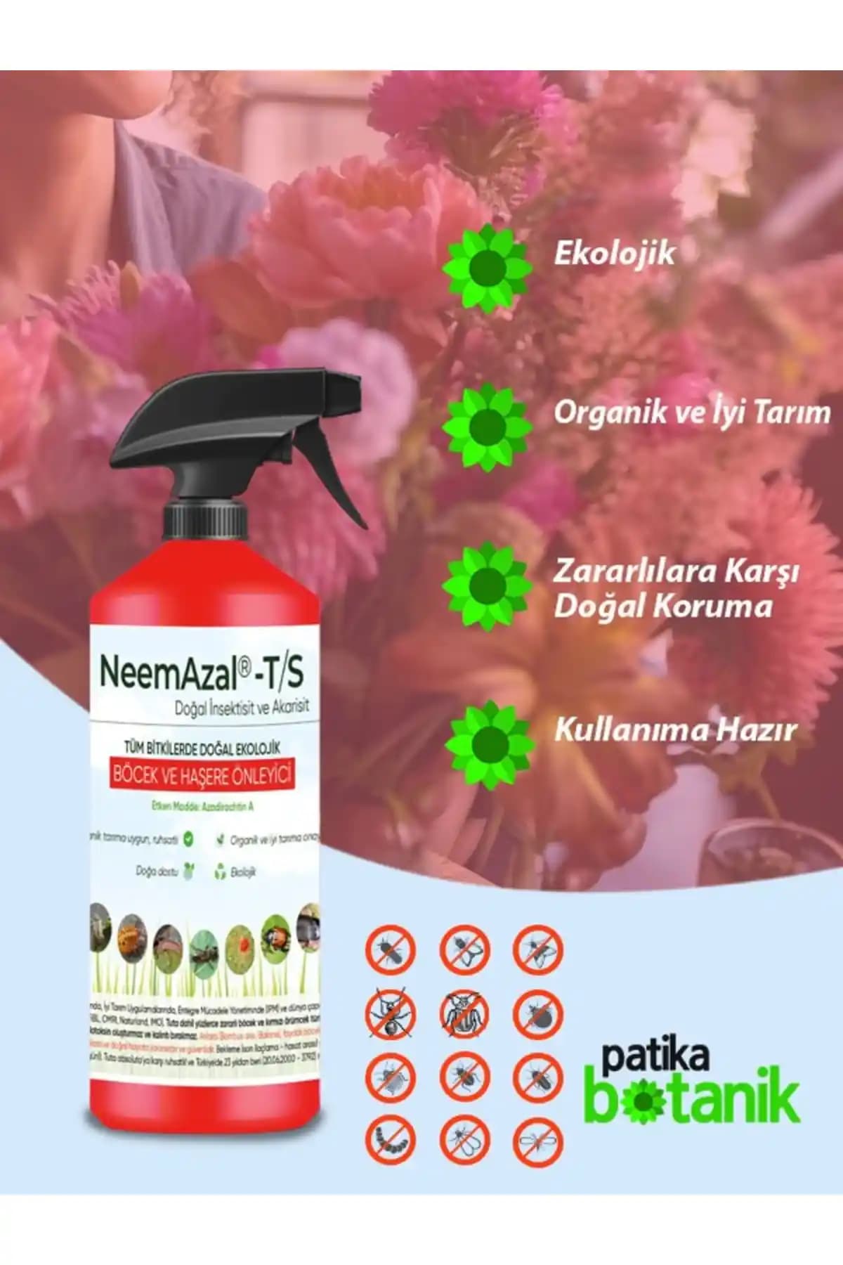 NeemAzal T/S Organik Böcek Kovucu: Doğal ve Çevre Dostu Bitki Koruma Çözümü