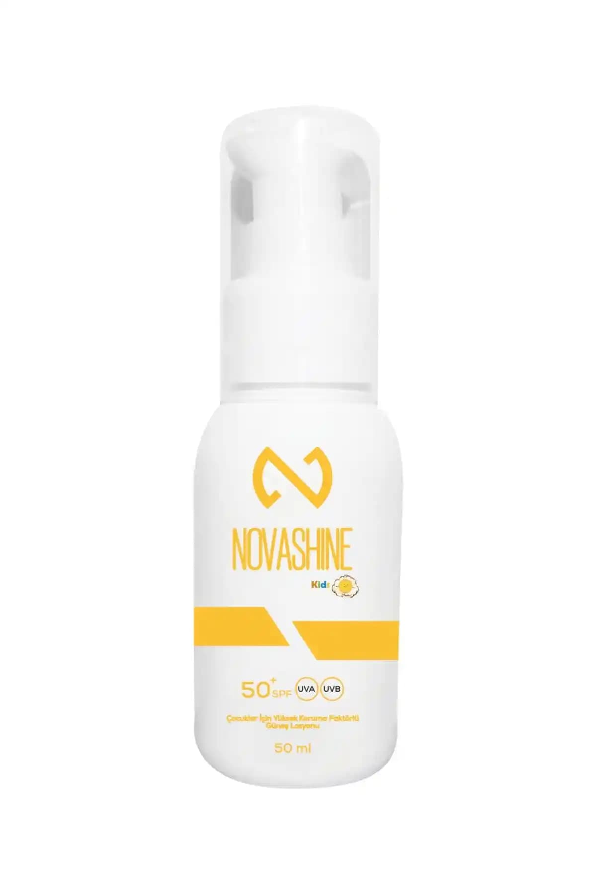 Novashine Çocuklar İçin Yüksek Koruma Faktörlü Güneş Losyonu Güvenli ve Etkili Kullanım