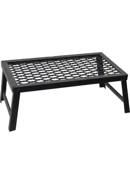 Nurgaz Ateş Üstü Izgara Orta Boy Kamp ve Piknik İçin Çok Yönlü Taşınabilir Aksesuar