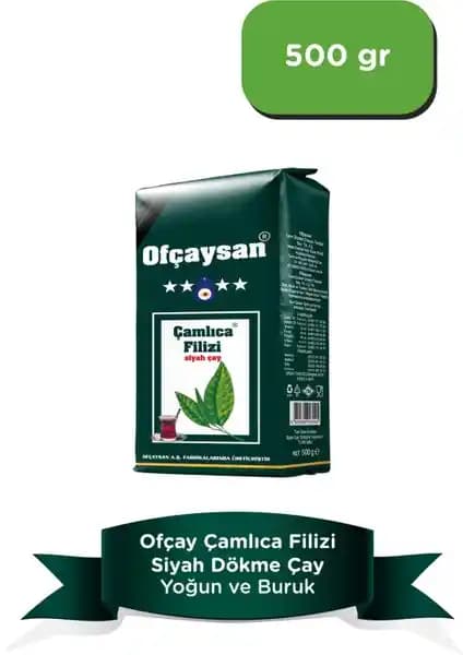 Ofçaysan Çamlıca Filizi Siyah Çay 500 Gr Doğal ve Yüksek Kalite Çay Seçeneği