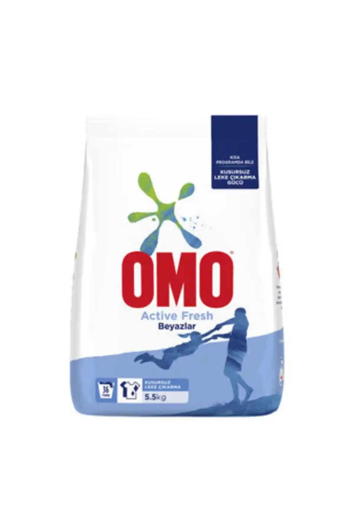 Omo Active Fresh 36 Yıkama 5.5 kg Çamaşır Deterjanı Temizlik ve Ferahlık Sağlar