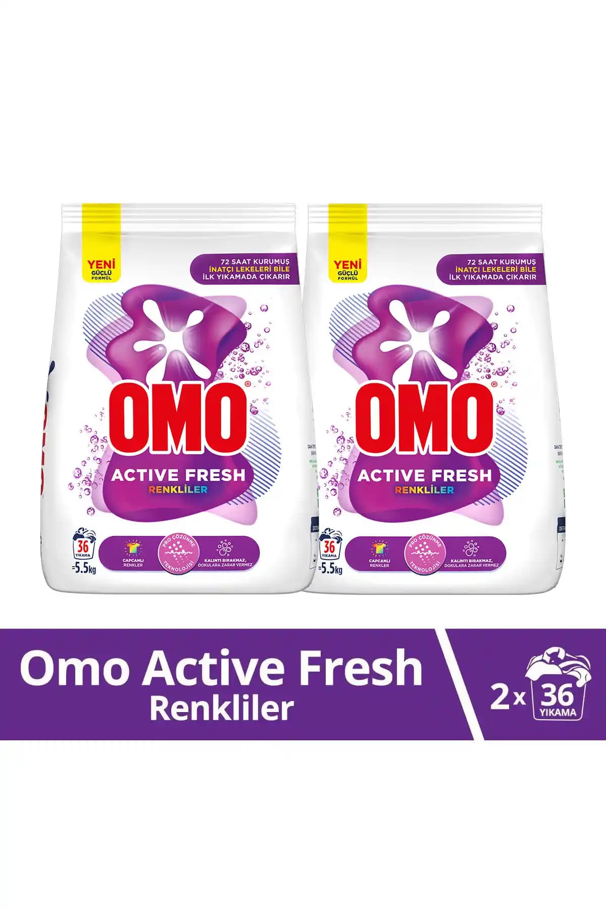 Omo Active Fresh Renkliler Toz Deterjanı: Renkli Kıyafetler İçin Güçlü ve Ferah Temizlik Çözümü