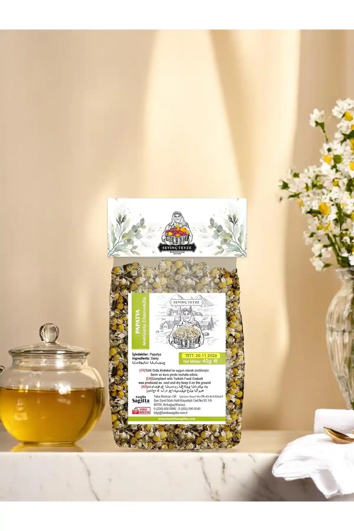 Organik Teyze Papatya Çayı: Doğal ve Şifa Dolu Organik Bitki Çayı Ürün Özellikleri