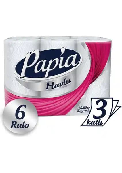 Papia Kağıt Havlu 6'lı Paket: Yüksek Kalite ve Güvenilir Temizlik Çözümü