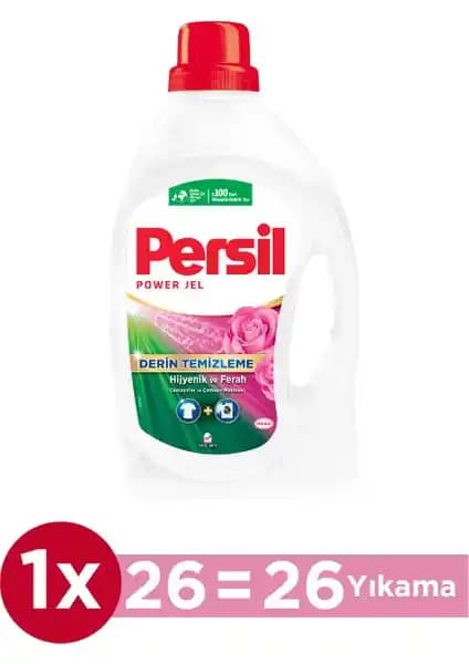 Persil Power Jel Derin Temizleme Gülün Büyüsü ile Etkili ve Kalıcı Koku Sağlayan Çamaşır Deterjanı