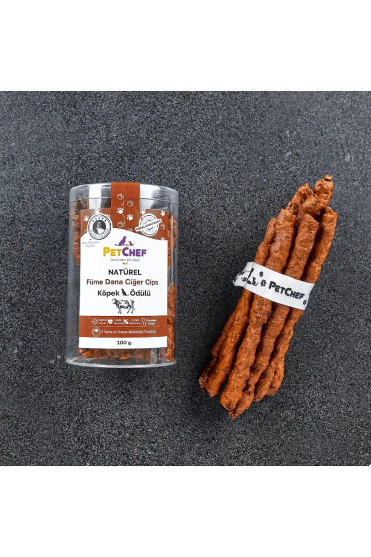 PetChef Füme Dana Ciğer Ödül Cipsi: Sağlıklı ve Lezzetli Köpek Atıştırmalığı