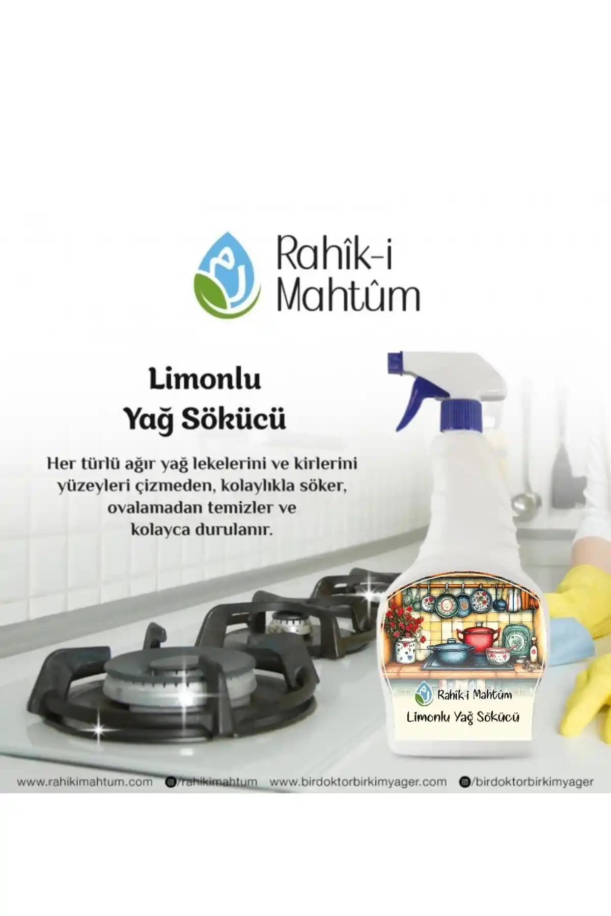 Rahik-i Mahtum Limonlu Yağ Sökücü: Doğal ve Güçlü Temizlik Çözümü Türkiye Menşei