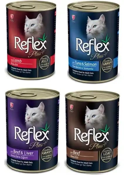 Reflex Plus Karışık Kedi Konserve 24'lü: Ekonomik ve Lezzetli Kedi Beslenme Seçeneği