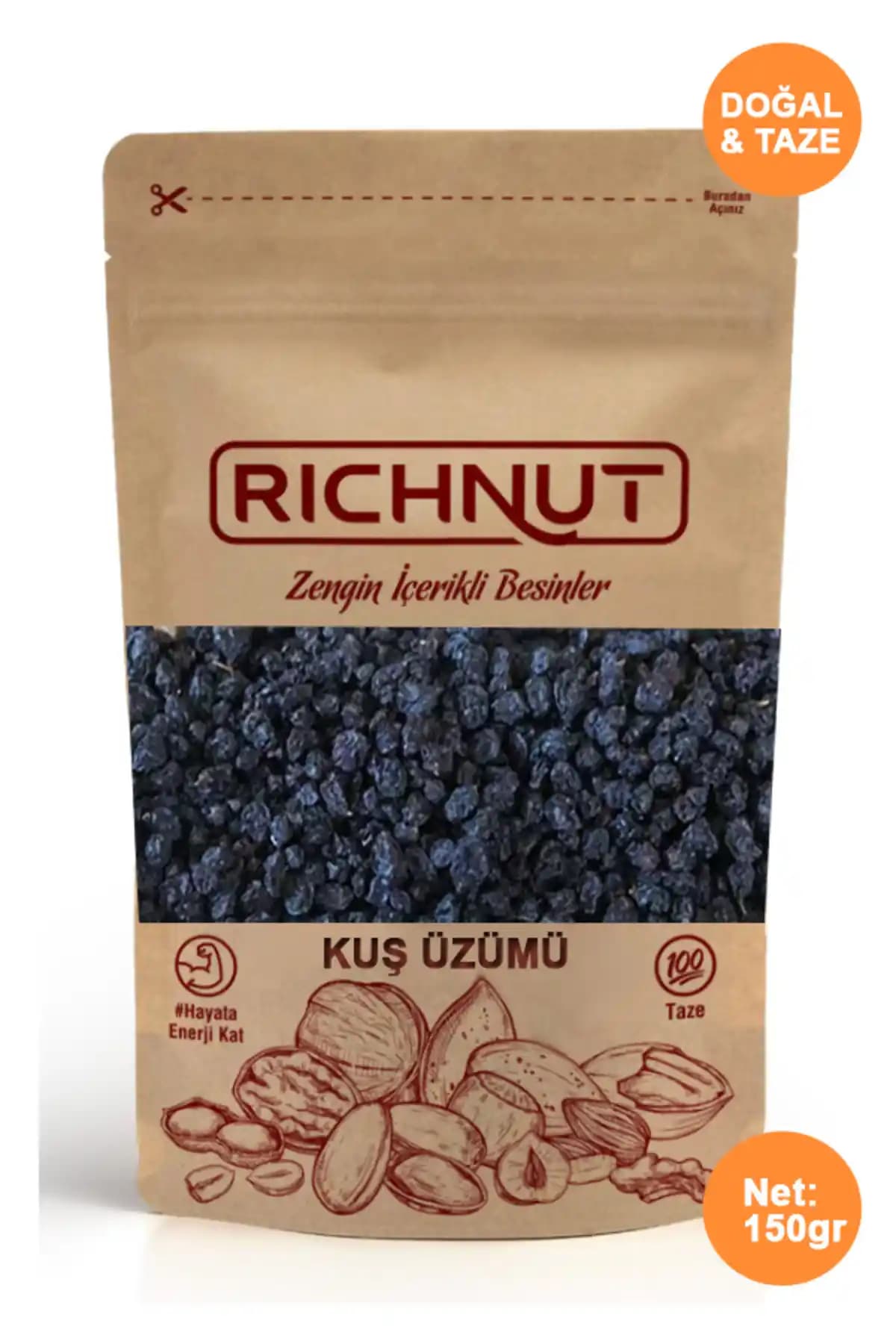 Richnut Kuş Üzümü 150 gr Doğal Lezzet ve Sağlık Faydalarıyla Türk Mutfağında