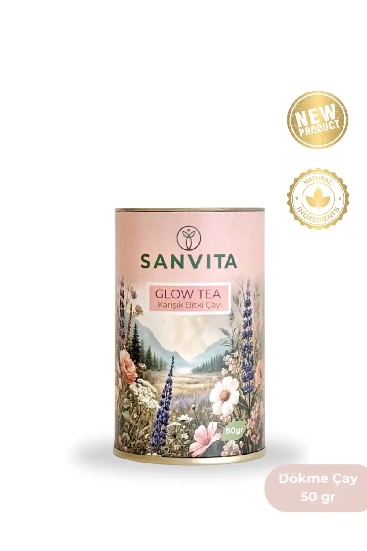 SANVITA Glow Güzellik ve Sağlık İçin Doğal Bitki ve Meyve Özlü Çay Ürünü