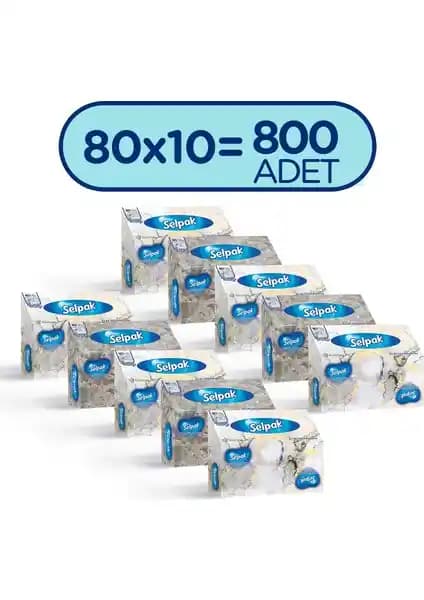 Selpak Mermer Desenli Kutulu El ve Yüz Havlusu Modern Tasarım ve Hijyen Özellikleriyle