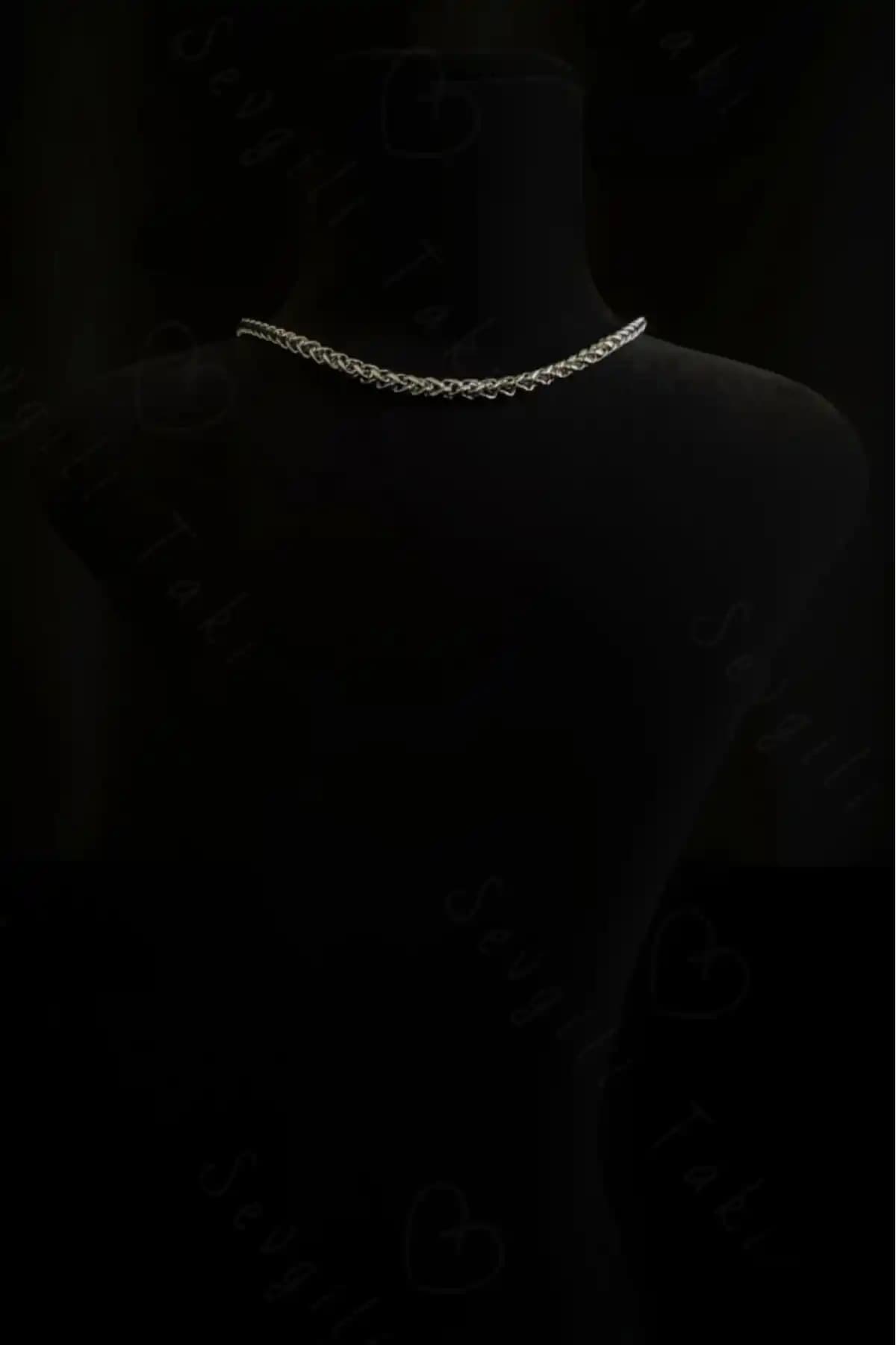 Sevgili Takı Burgu Model Çelik Zincir Çocuk Kolye - Dayanıklı ve Şık Aksesuar