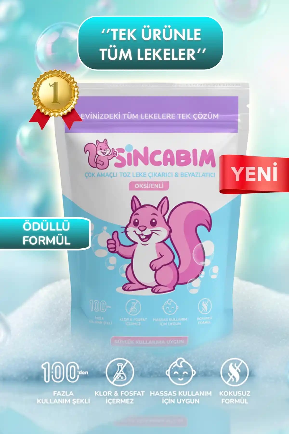 Sincabım Çok Amaçlı Oksijen Bazlı Toz ile Etkili ve Güvenli Temizlik Yöntemleri