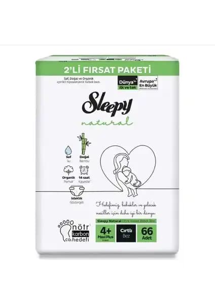 Sleepy Bebek Bezi Natural 4+ ve Sleepy Natural Cırtlı Bebek Bezi Karşılaştırması