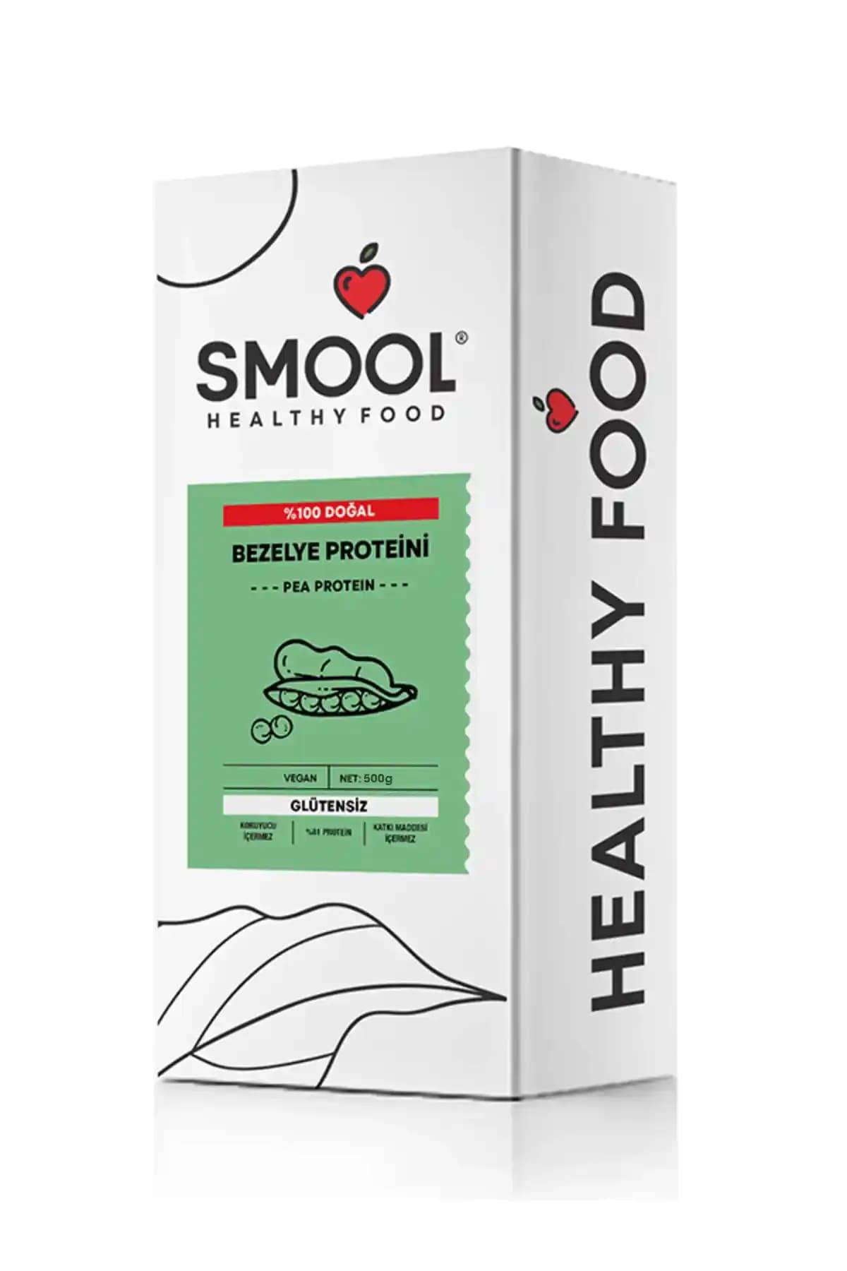 SMOOL Bezelye Proteini 500 GR Doğal ve Yüksek Kaliteli Bitkisel Protein Kaynağı
