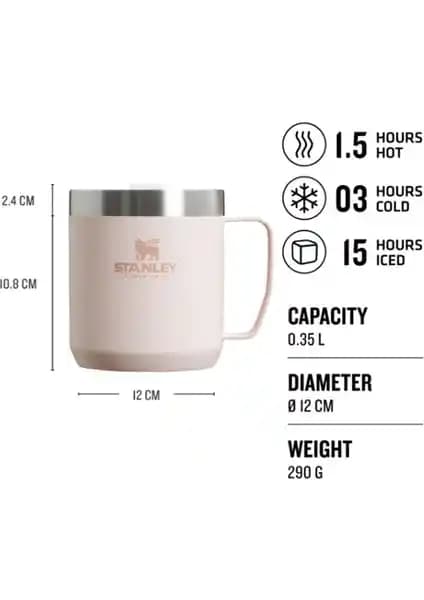 Stanley Klasik Paslanmaz Çelik Termos Kamp Bardak 0.35 LT: Dayanıklı ve Pratik İçecek Saklama Çözümü