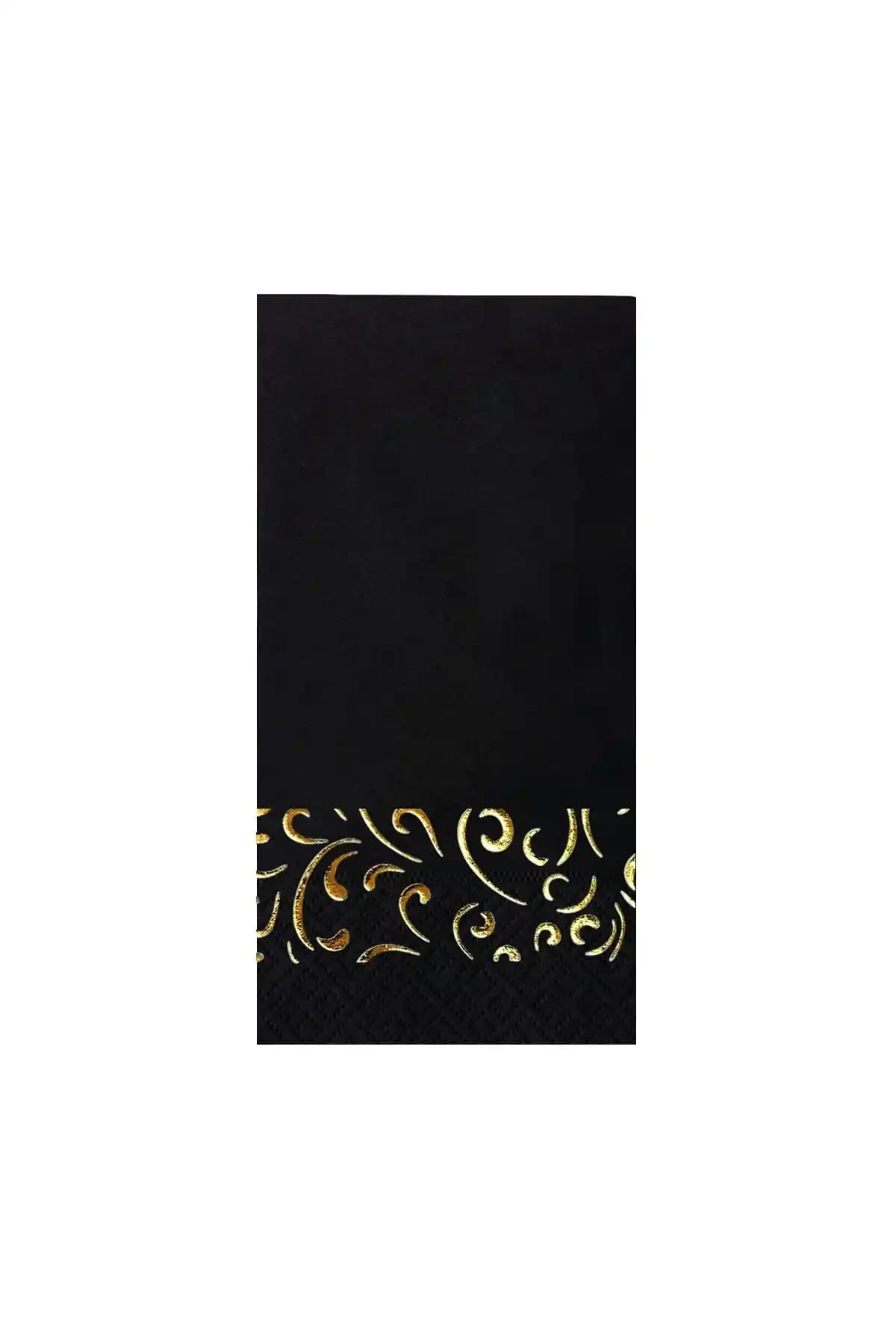 Story 33x33 Cm Altın Varak Ebruli Desen Peçete Şık ve Pratik Masa Dekorasyonu İçin