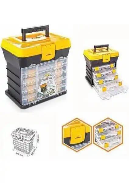 Super-Bag 2089 Organizerli Balıkçı Çantası dayanıklı ve çok yönlü kullanım için ideal