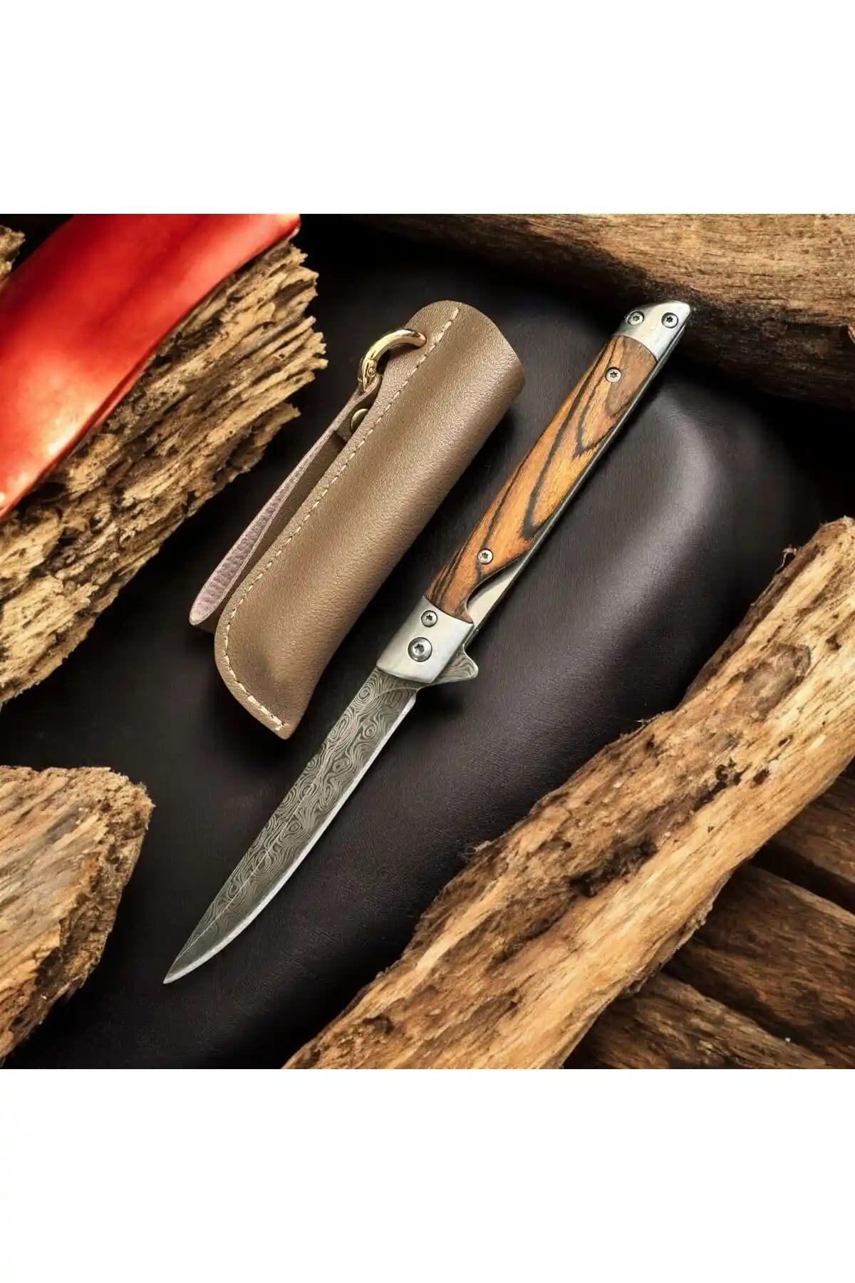 TAŞ KAFA Kamp Outdoor Paslanmaz M390 Damascus Düz Ağız Çakı İnceleme ve Kullanıcı Yorumları