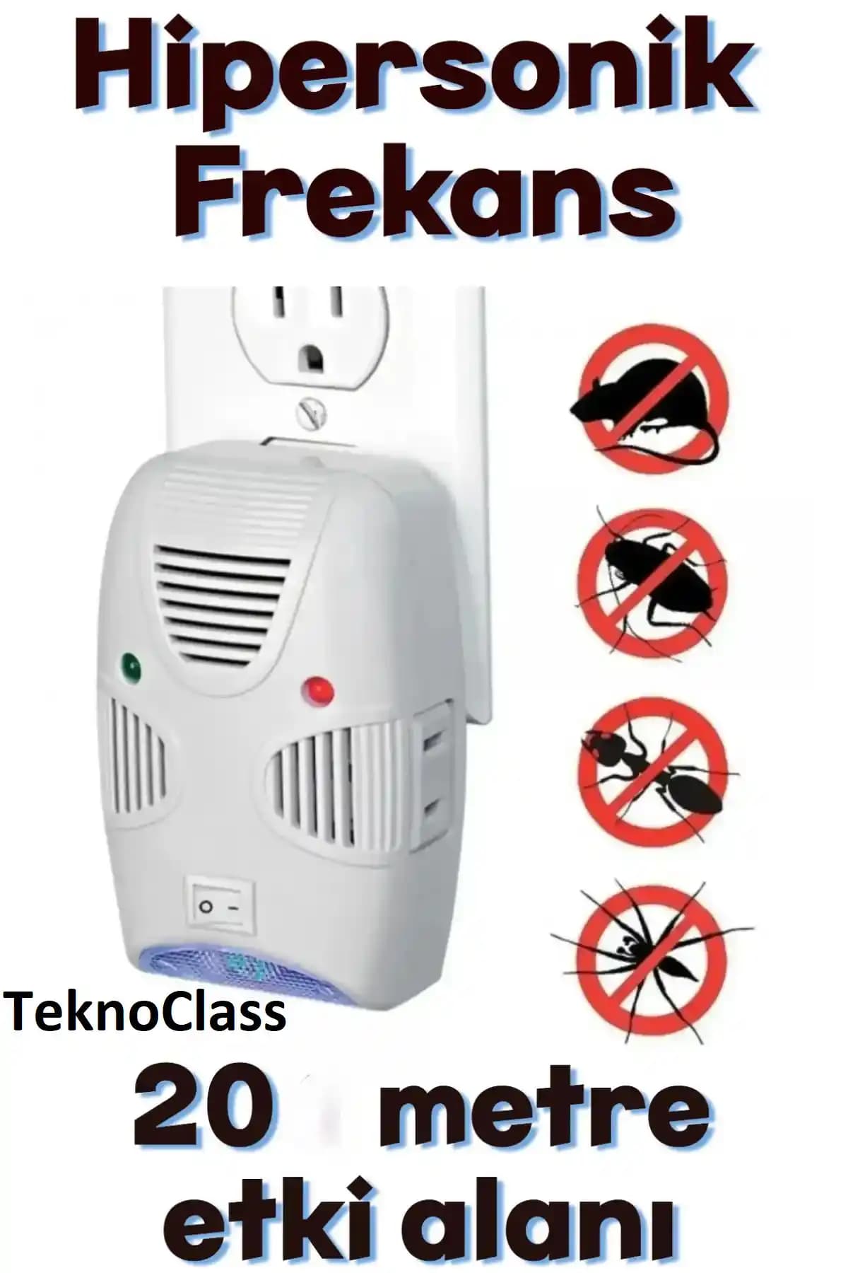 TeknoClass Hiper Fare ve Haşere Kovucu: Güvenli ve Etkili Pest Kontrol Çözümü