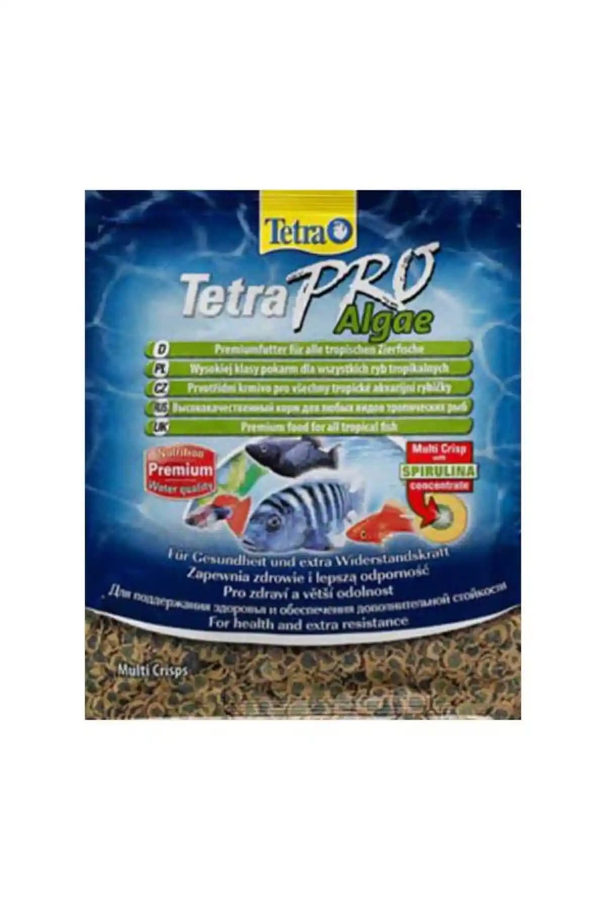 Tetra Pro Algae Crisps 12g: Akvaryum Balıkları İçin Sağlıklı ve Dengeli Beslenme Seçeneği