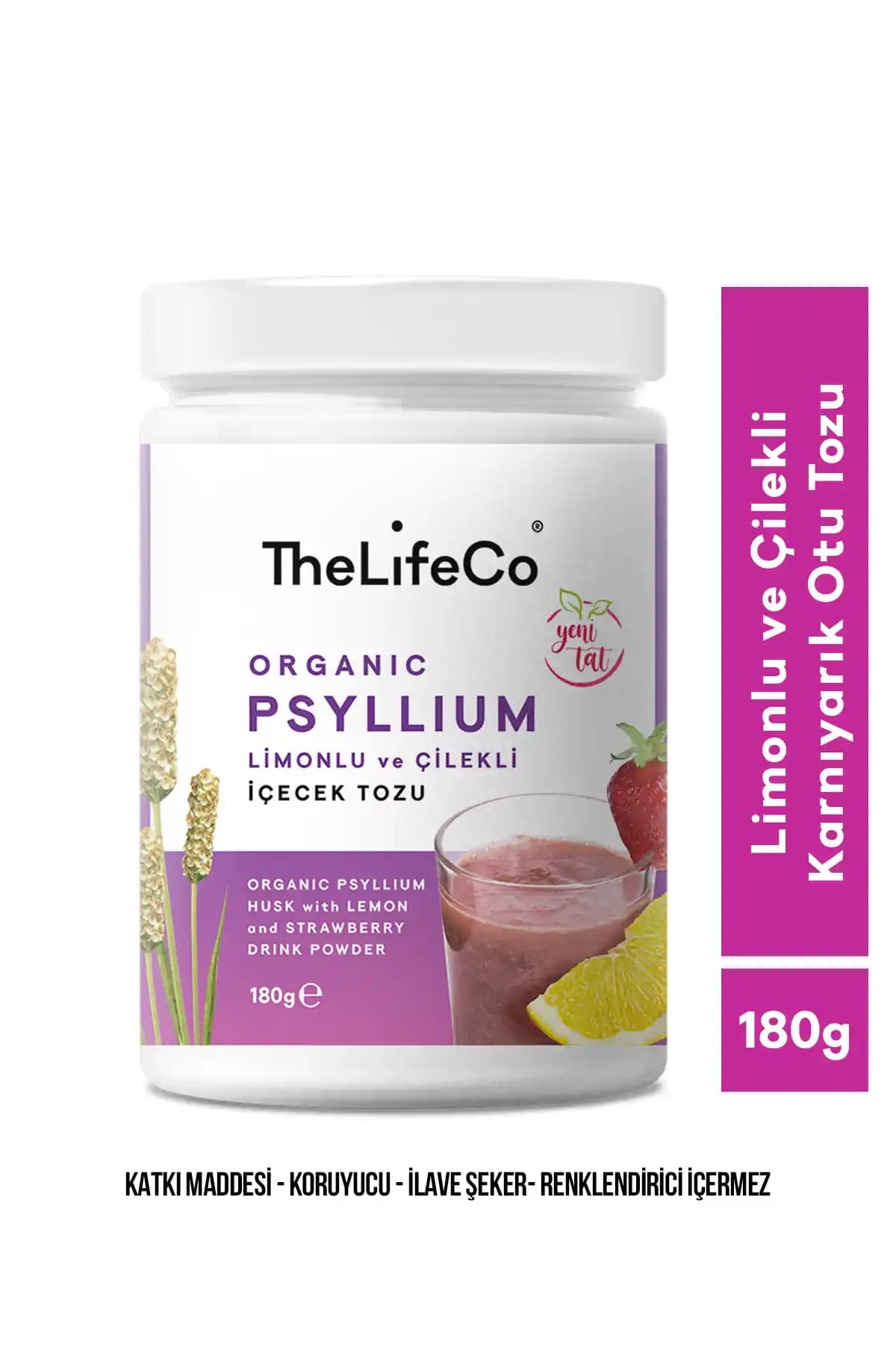 TheLifeCo Organik Psyllium ile Sindirim Sağlığını Destekleyen Doğal Lif Takviyesi
