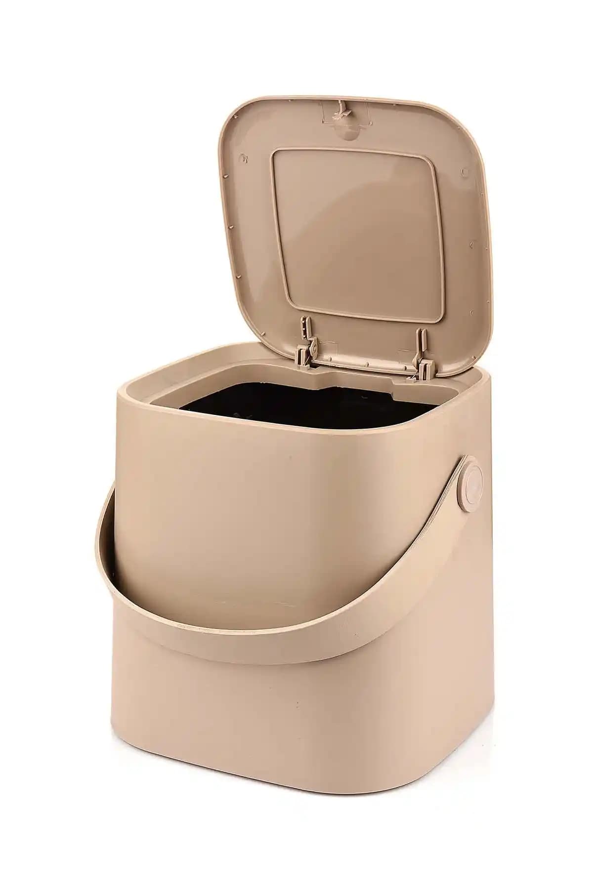 Tuffex Tutma Saplı İç Kovalı Tezgah Üstü Çöp Kovası: Estetik ve İşlevsellik Bir Arada