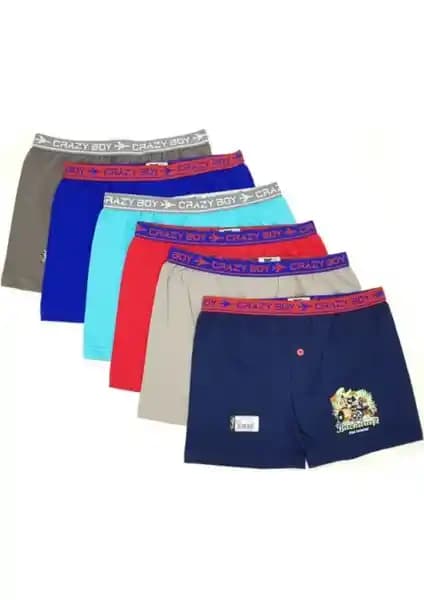 Tutku 6 Adet Likralı Çocuk Boxer Seti Konfor ve Şıklık Sunan İç Giyim Ürünü