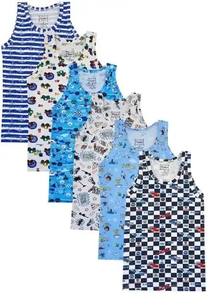 Tutku Elastan Emprime Desenli Erkek Çocuk Atletleri: Yüksek Kalite ve Konfor Sunan Tasarım