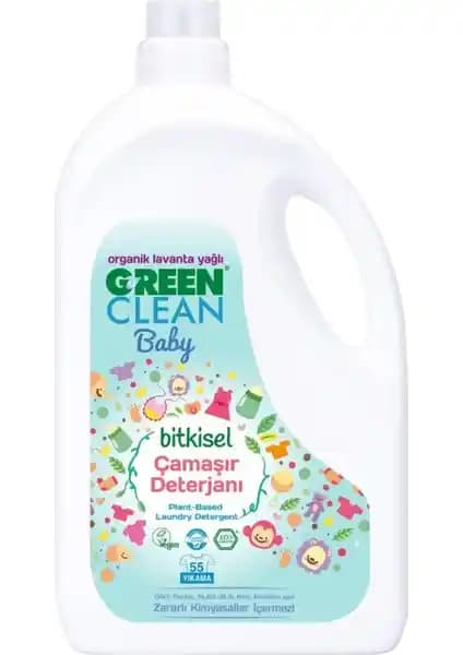 U Green Clean Baby Organik Lavantalı Bitkisel Çamaşır Deterjanı Güvenli ve Doğal Temizlik Çözümü