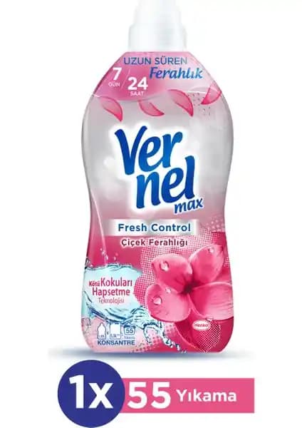 Vernel Max Konsantre Çamaşır Yumuşatıcısı ile Temizlik ve Ferahlık Sağlayan Çözüm