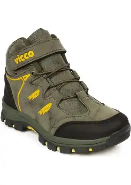 Vicco Arbor Basic Erkek Çocuk Haki Botu Dayanıklı ve Konforlu Outdoor Ayakkabı