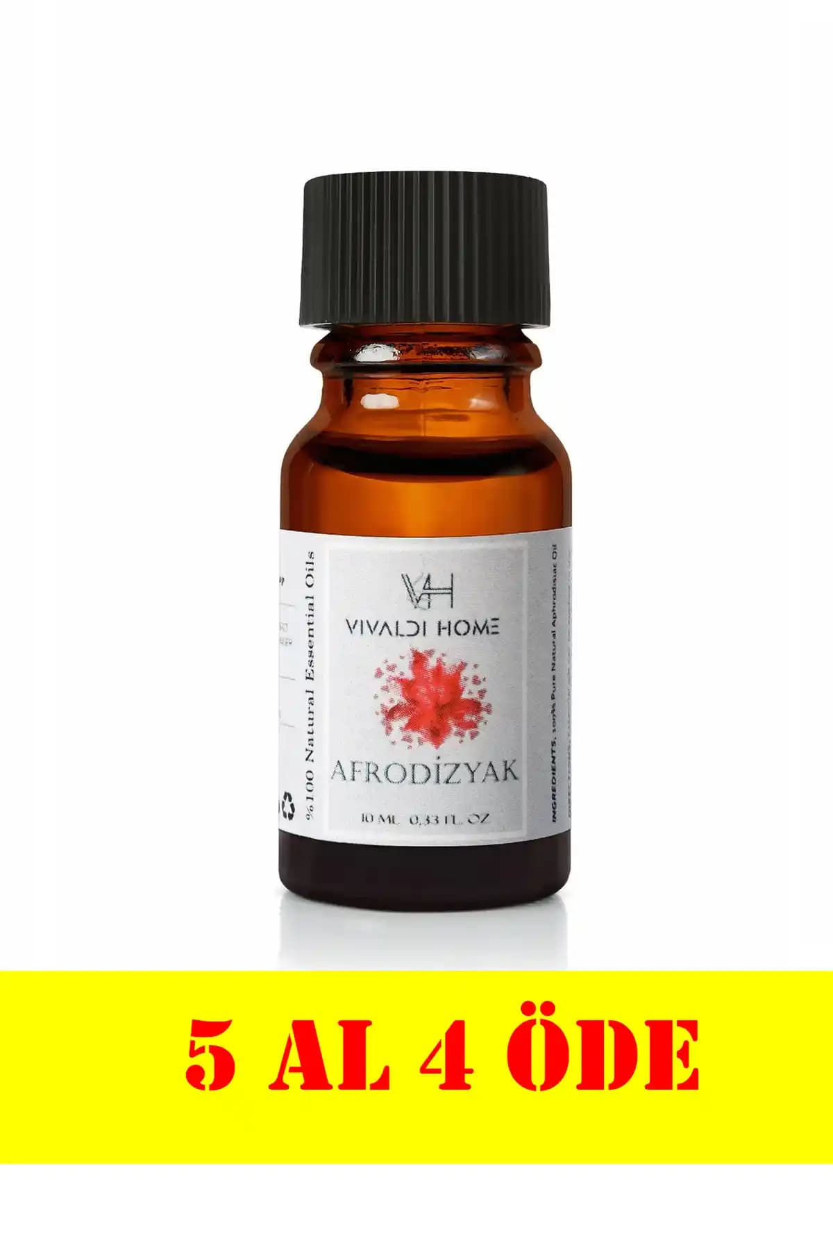 Vivaldi Home Afrodizyak Uçucu Yağı Doğal Aromaterapi ve Çok Yönlü Kullanım İmkanı