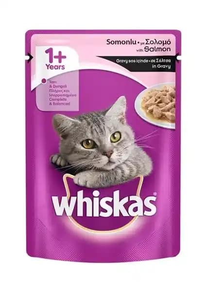 Whiskas Pouch Somonlu Yaş Kedi Maması: Doğal ve Lezzetli Bir Beslenme Seçeneği