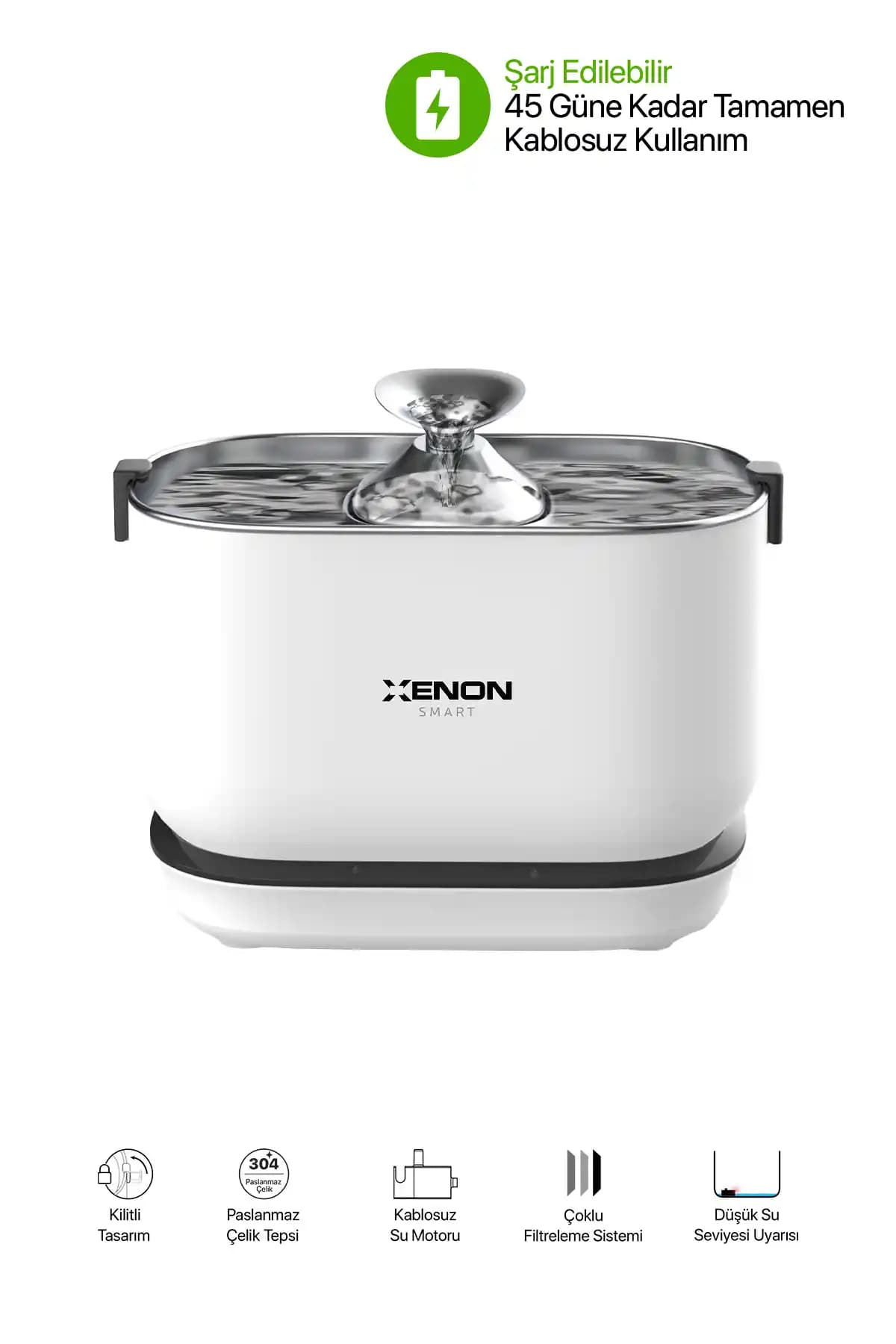 Xenon Smart Otomatik Kablosuz Evcil Hayvan Su Pınarı İncelemesi ve Özellikleri