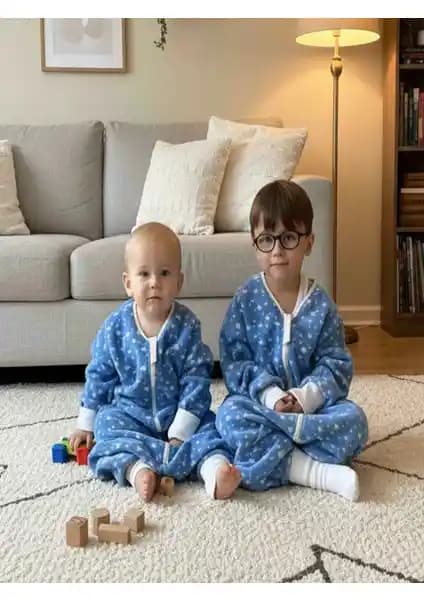Yorni Uzun Kollu Bebek Uyku Tulumu Çocuklar İçin Güvenli ve Konforlu Uyku Çözümü