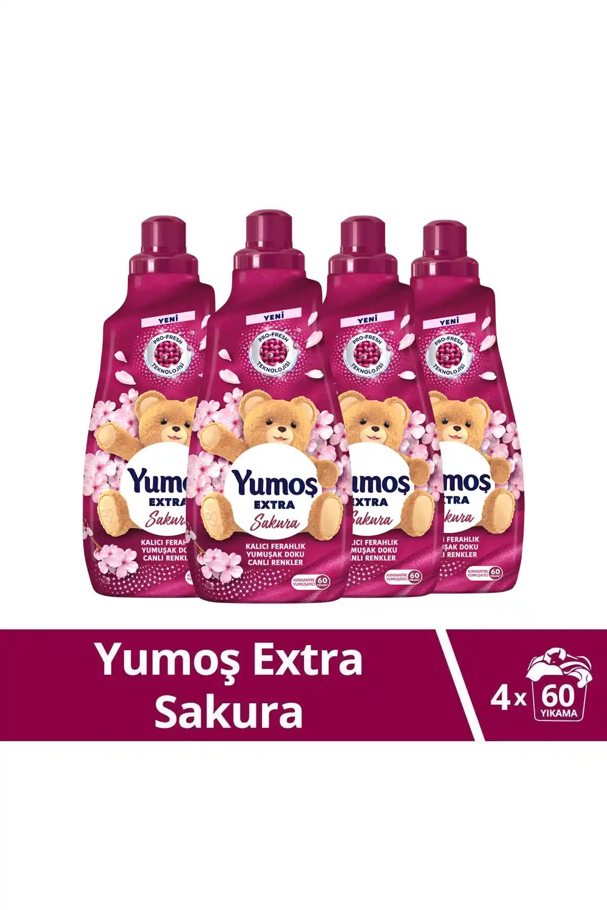 Yumoş Extra Sakura Çamaşır Yumuşatıcı: Kalıcı Kokusu ve Renk Koruma Özelliğiyle Etkili Temizlik