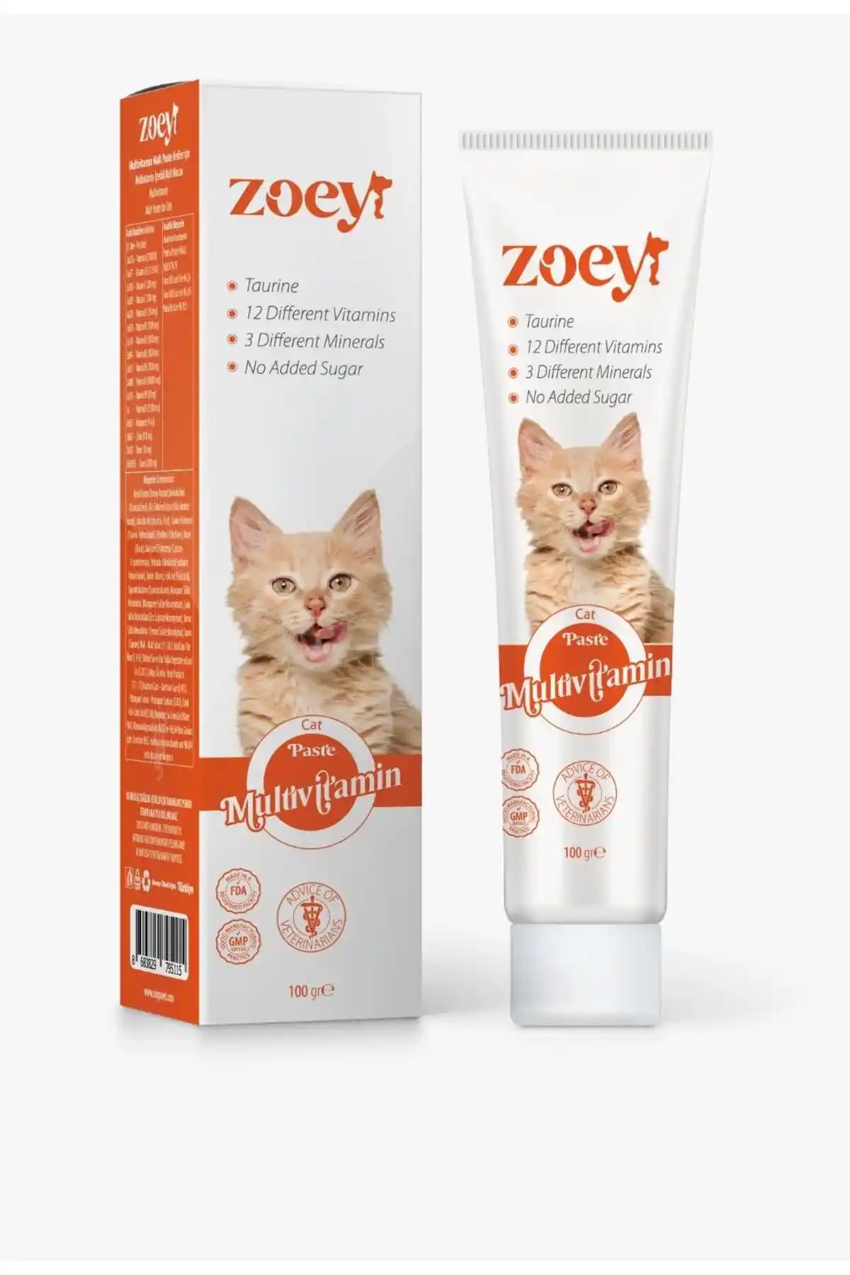Zoey Pet Products Multivitamin Macunu: Kedileriniz İçin Sağlıklı ve Lezzetli Takviye Ürünü