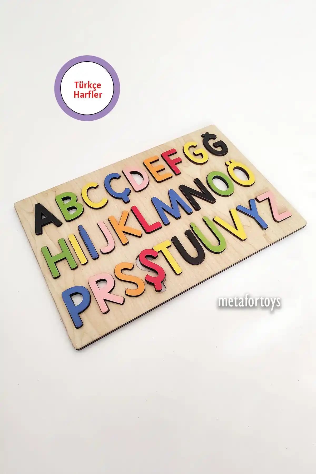 Ahşap Eğitim Seti ile Çocukların Harf Öğrenmesi ve Zihinsel Gelişimi Desteklenir