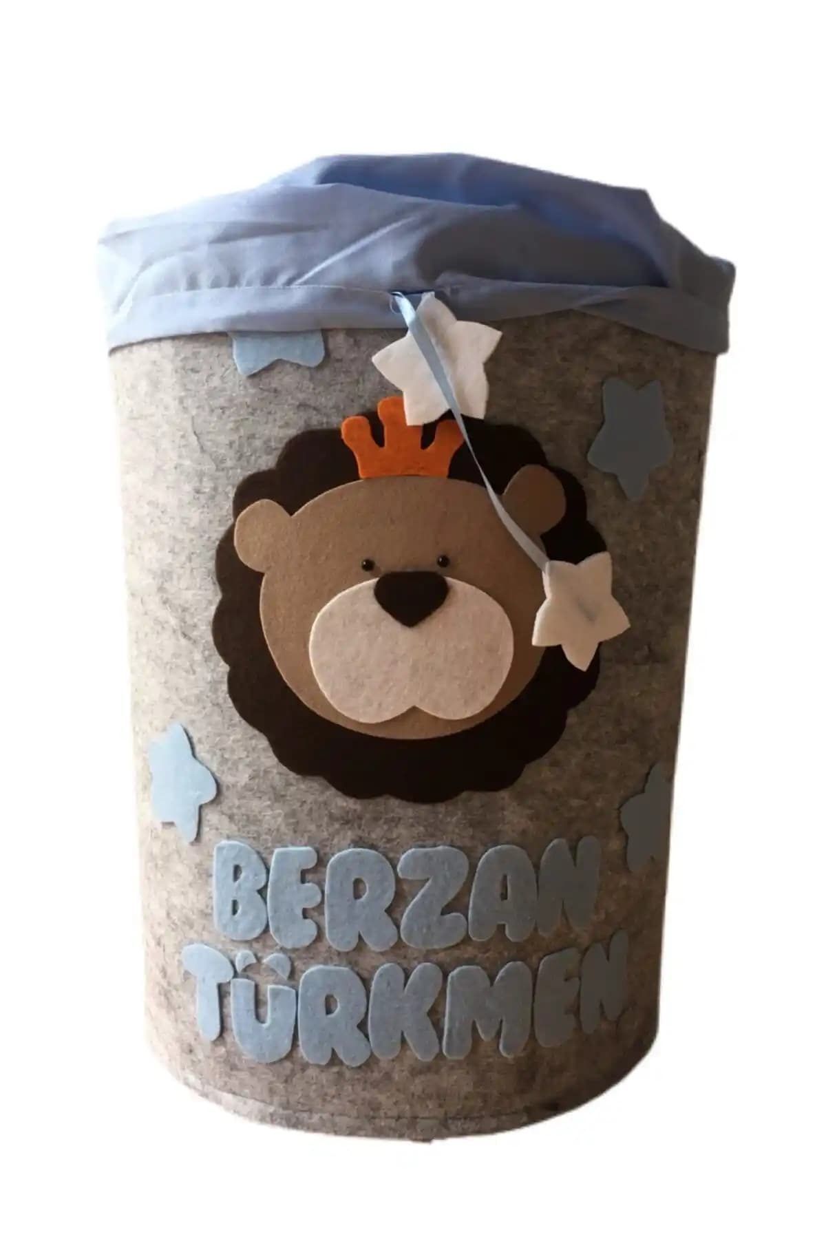 Bebekoda İsme Özel Oyuncak Çamaşır Sepeti ile Çocuk Odanızı Şık ve Düzenli Hale Getirin