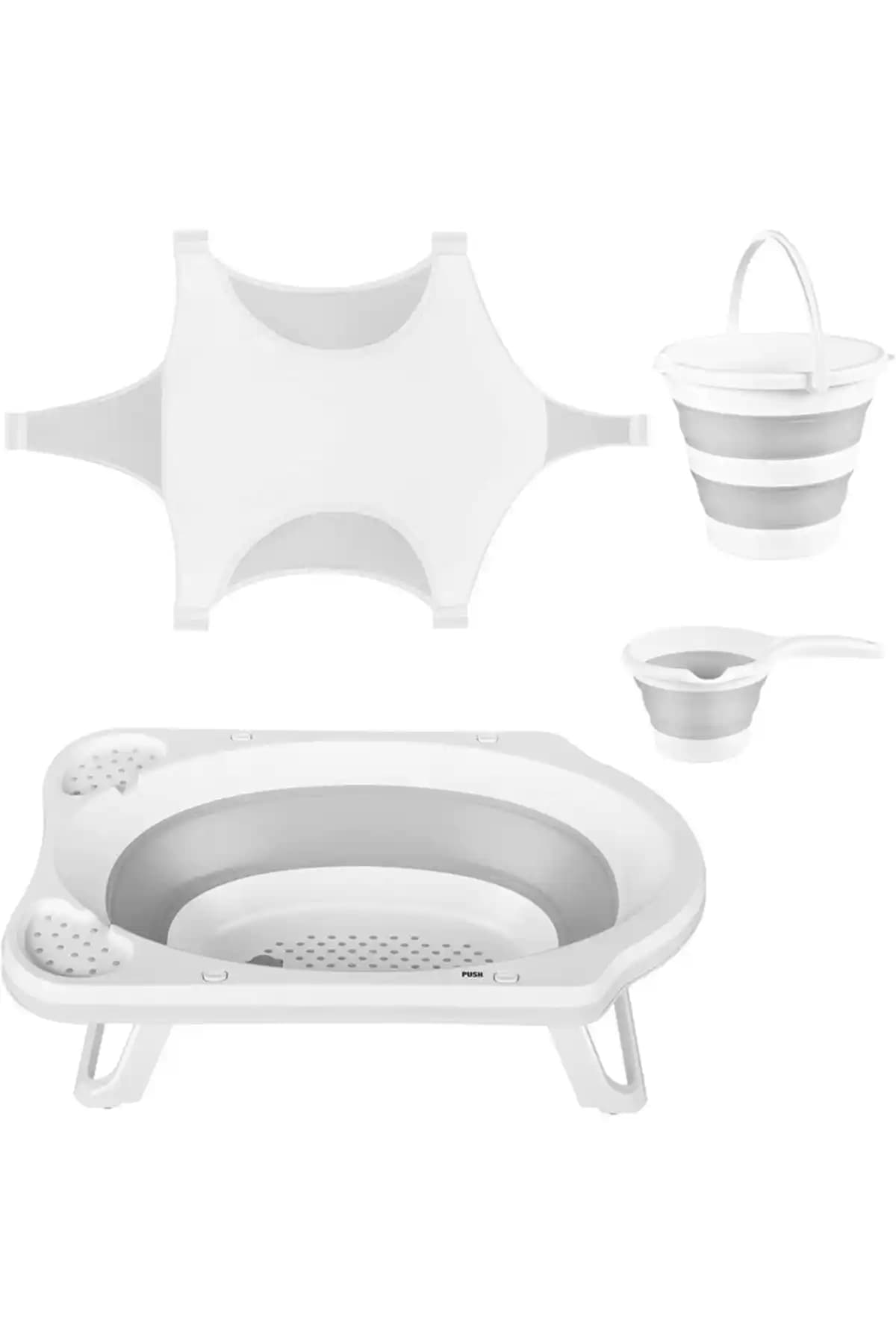 HOBBY LİFE Katlanabilir Bebek Yıkama Banyo Seti ile Pratik ve Alan Tasarrufu Sağlayan Çözüm