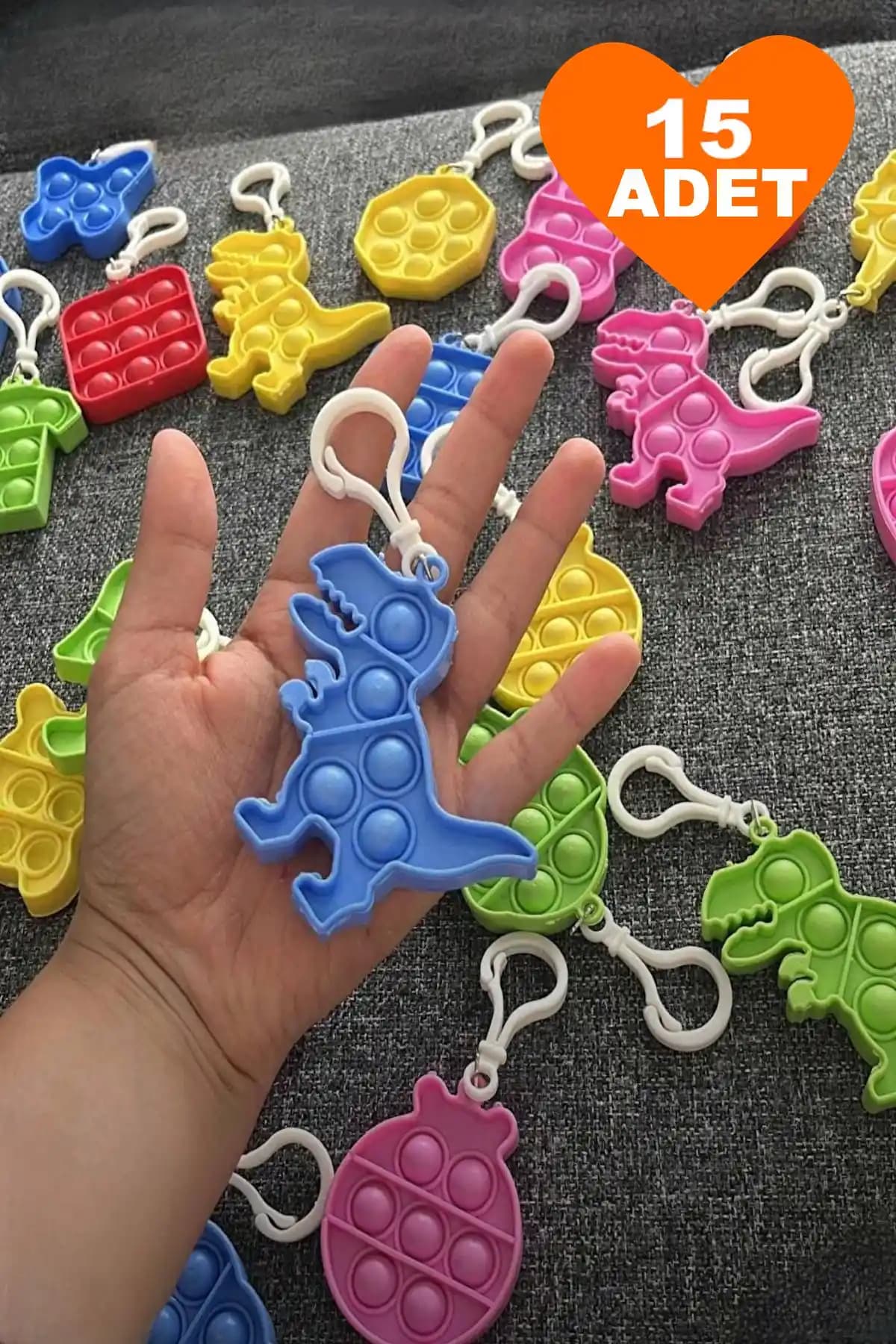 Hyd 15 Adet Popit Oyuncak Seti Renkli ve Eğlenceli Çocuk Oyuncakları Türkiye Menşei