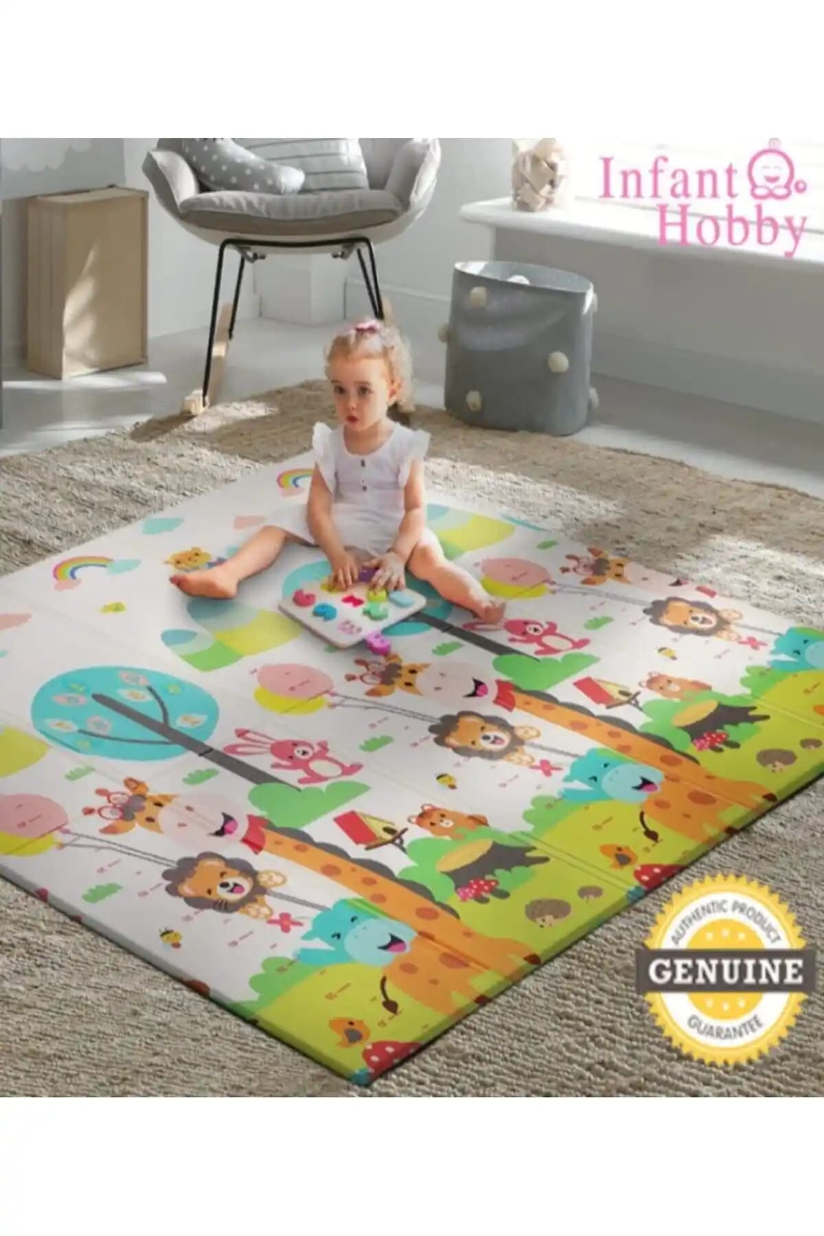 İnfant Hobby Giraffe Katlanabilir Oyun Matı: Güvenli ve Pratik Bebek Oyun Alanı