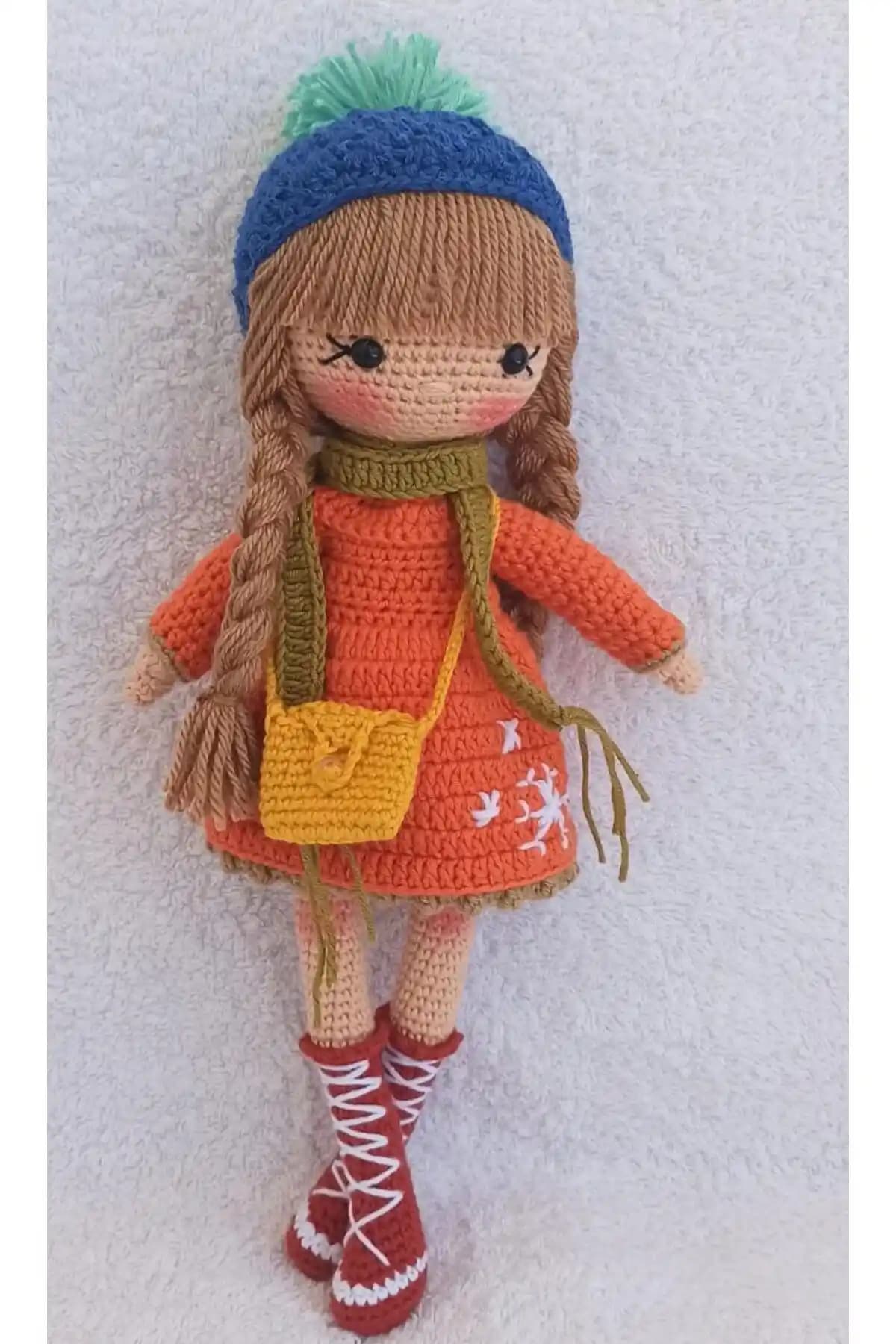 Toyscity Kış Güzeli Amigurumi Organik Oyuncak: Güvenli ve Estetik Çocuk Oyunuğu Alternatifi