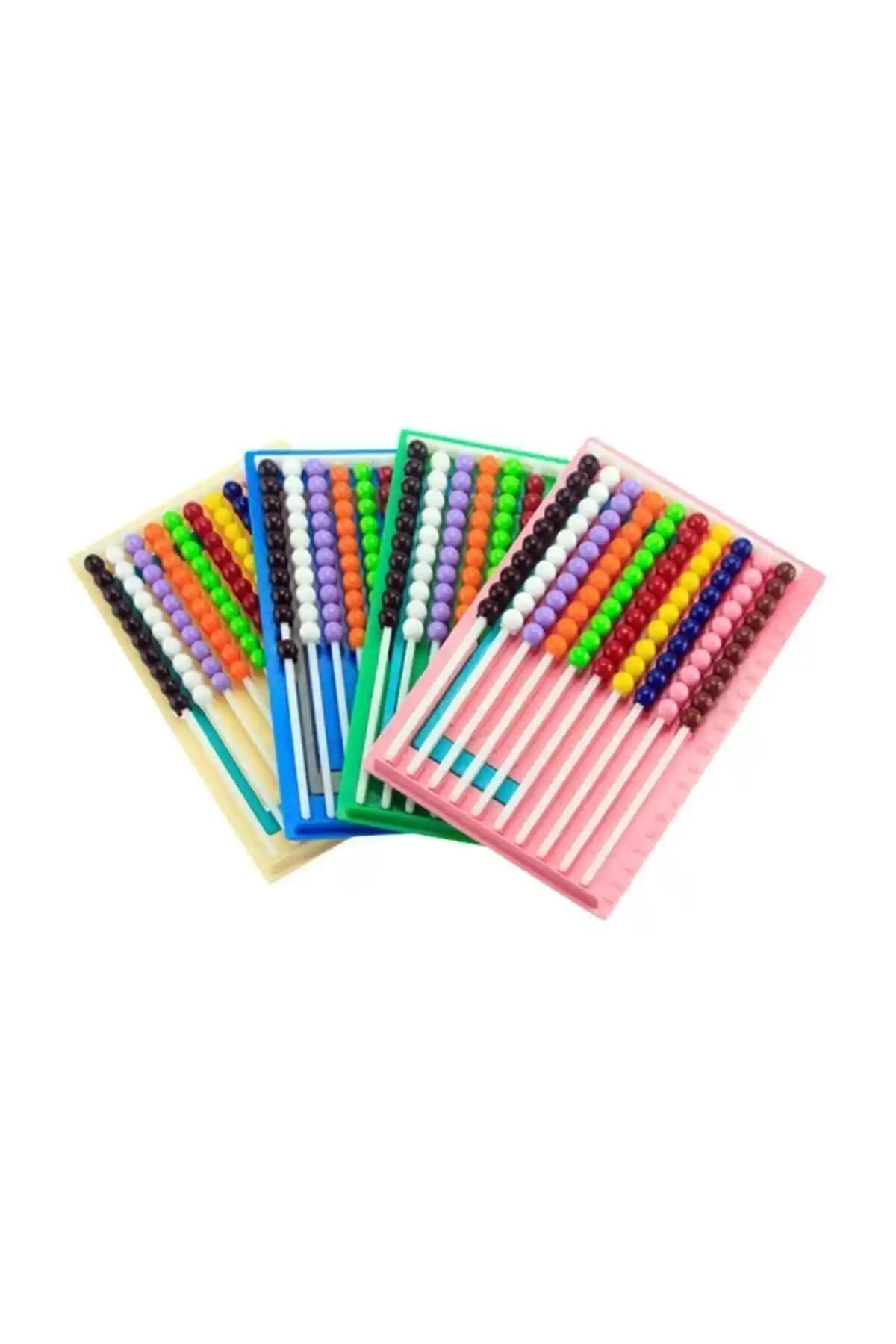 Yılzlar Plastik Abaküs 6 Yaş ve Üzeri Çocuklar İçin Renkli Matematik Öğrenme Aracı