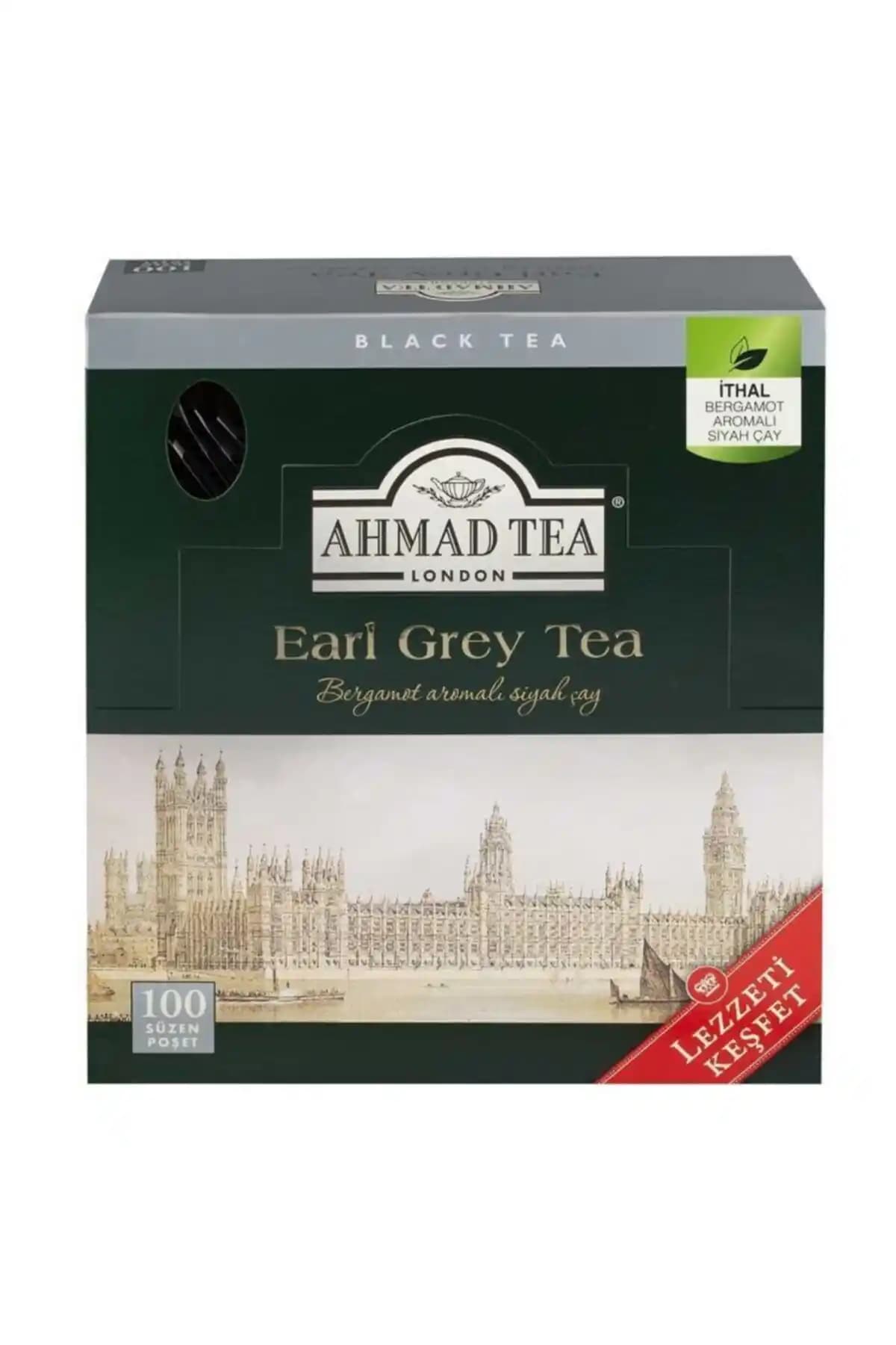 Ahmad Tea Early Grey Çay: Bergamot Aromasıyla Zenginleştirilmiş Siyah Çay Deneyimi