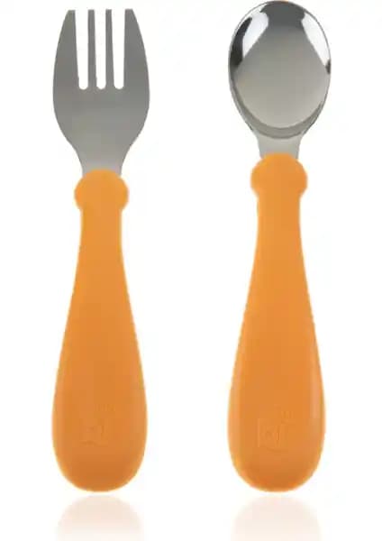 Bebekler İçin Güvenli ve Ergonomik Paslanmaz Çelik Çatal Kaşık Setleri