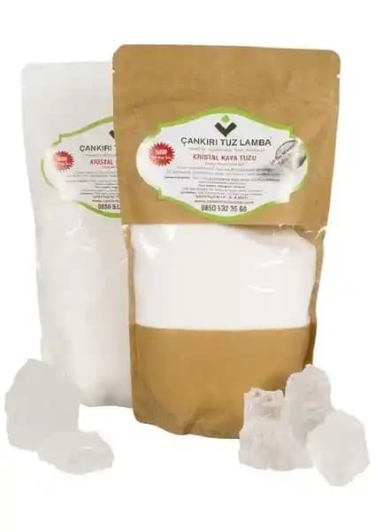 Çankırı Tuz Lamba ve Tuzcusu Öğütülmüş Kristal Kaya Tuzu Karşılaştırması