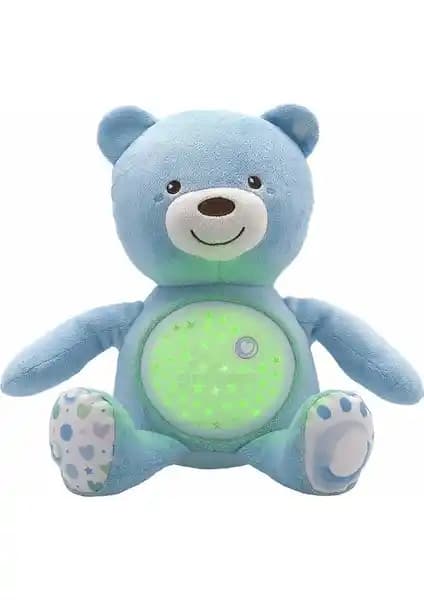 Chicco Bebek Ayıcık Işıklı ve Sesli Mavi: Güvenli ve Rahatlatıcı Bebek Oyuncağı