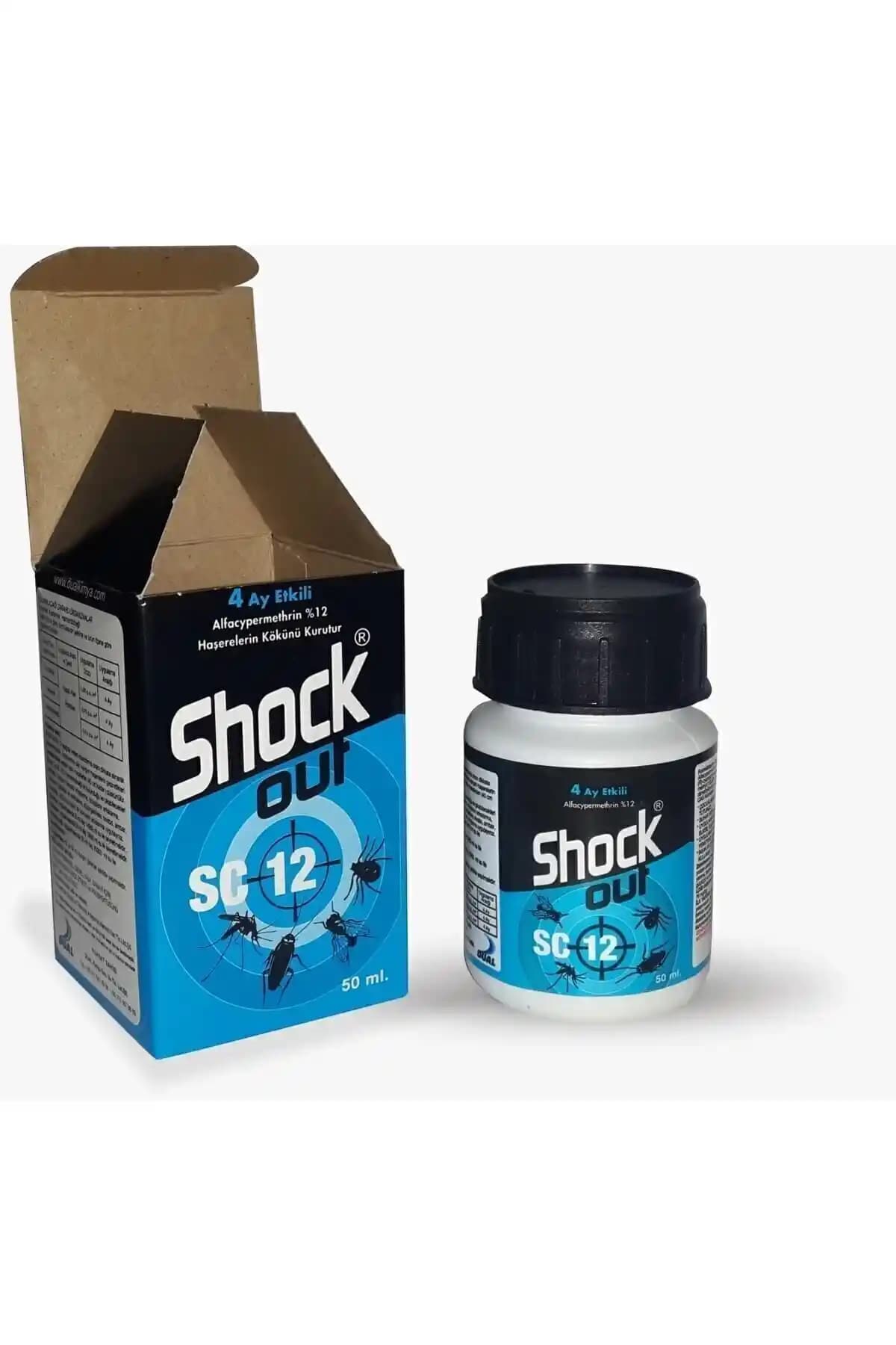 Dual Kimya Shock Out SC 12 Böcek ve Haşere Kontrolü İçin Güçlü Bir Çözüm